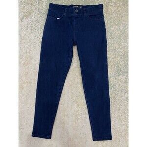 Betabrand Size Medium Petite Yoga Blue Pull On Stretch Denim Jeans 26" Inseam